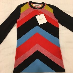 BRAND NEW multicolor Diane Von Furstenberg sweater